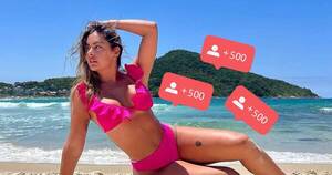 La Nación / Larissa Riquelme alegó que sus seguidores “sí son reales”