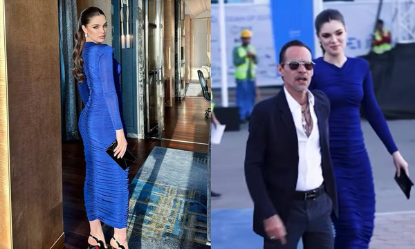 En Arabia Saudita Nadia Ferreira se robó miradas con lujoso outfit