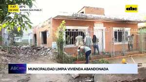 Video:  Limpian vivienda abandonada - ABC Noticias - ABC Color