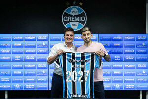 Versus / Mathías Villasanti renovó con Grêmio hasta el 2027