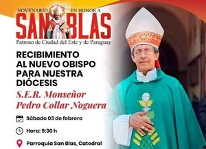Monseñor Pedro Collar asume en coincidencia con las celebraciones al Santo Patrono de Ciudad del Este - ADN Digital