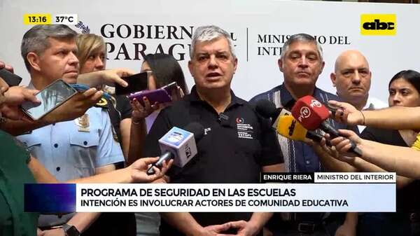 Video: Programa de seguridad en las escuelas - ABC Noticias - ABC Color