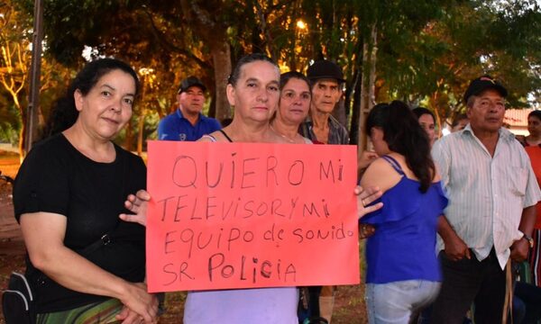 Vecinos cansados de adictos protestan en Mallorquín