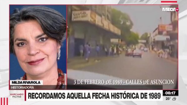 A 35 años del golpe, Paraguay no logró el Estado republicano democrático, dice historiadora