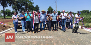 MUNICIPALIDAD DE SAN JUAN DEL PARANÁ INAUGURÓ OBRAS VIALES - Itapúa Noticias