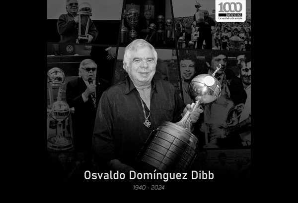 La Gloria y el Fútbol de luto: Falleció Osvaldo Domínguez Dibb | 1000 Noticias