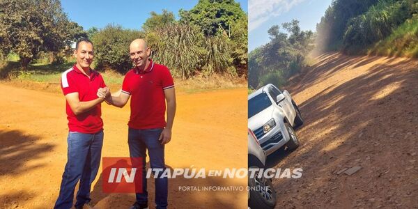 INTENDENTES PROYECTAN OBRA VIAL QUE UNIRÁ A TRES DISTRITOS - Itapúa Noticias