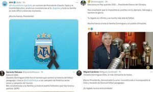 Dirigentes, técnicos e instituciones lamentan la partida de ODD