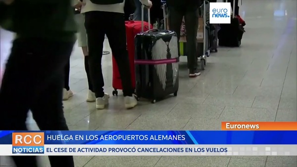Caos en los aeropuertos alemanes por la huelga de trabajadores de seguridad