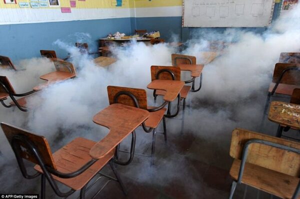 Fumigarán en escuelas para el regreso a clases