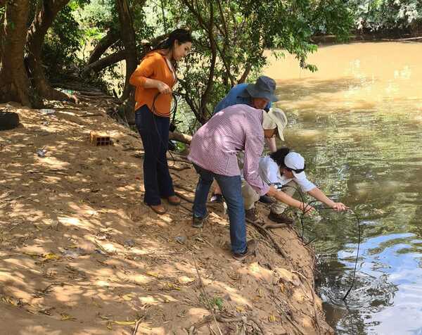 Equipo del MOPC verificó situación del lago Ypacaraí - El Independiente