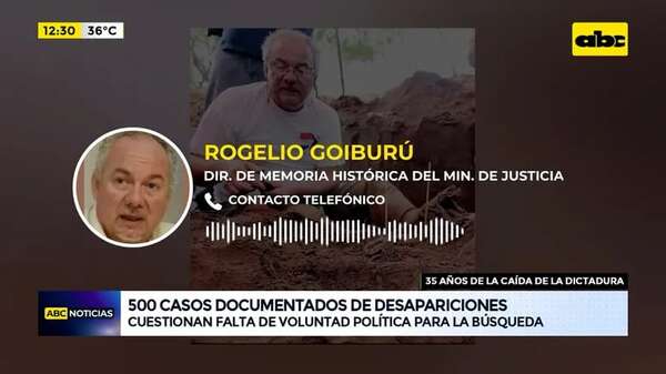 35 años de la caída de la dictadura: hay 500 casos documentados de desapariciones - ABC Noticias - ABC Color