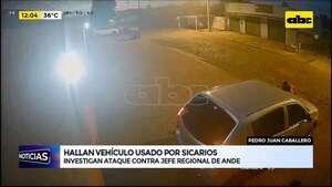PJC: hallan vehículo usado por sicarios en el ataque contra el jefe regional de la ANDE - ABC Noticias - ABC Color