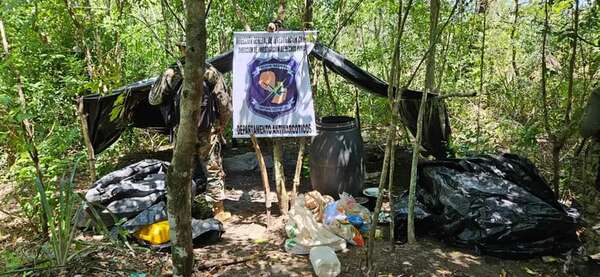 Encuentran y destruyen campamento narco en la reserva natural Paso Bravo - Policiales - ABC Color