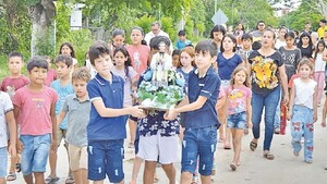 Casado: Católicos peregrinaron en la fiesta de San Juan Bosco
