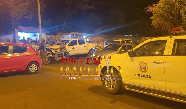 Policía realiza controles sobre la avenida Fernando de la Mora en noche sabatina - Radio Imperio 106.7 FM