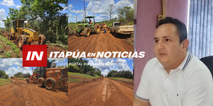 MUNICIPALIDAD DE CARLOS A. LÓPEZ IMPULSA TRABAJOS DE MANTENIMIENTOS DE CAMINOS - Itapúa Noticias
