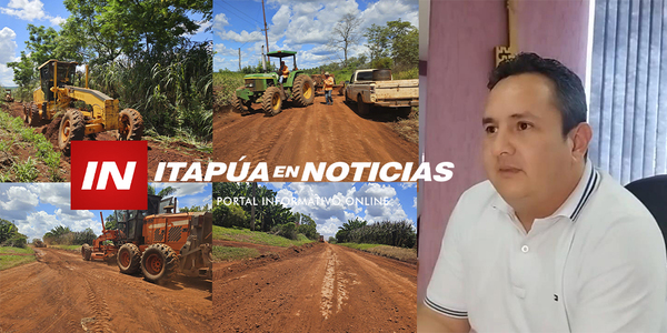 MUNICIPALIDAD DE CARLOS A. LÓPEZ IMPULSA TRABAJOS DE MANTENIMIENTOS DE CAMINOS - Itapúa Noticias
