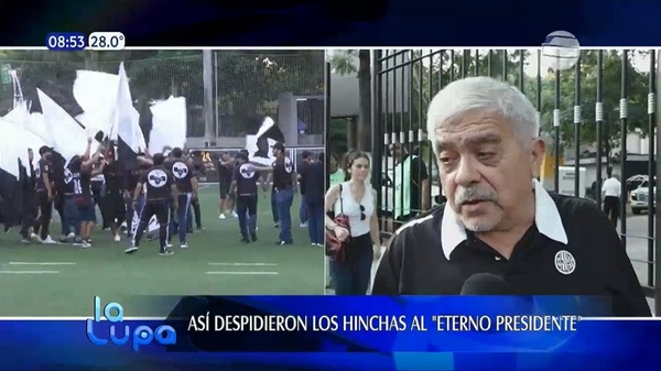 El pueblo olimpista llora la partida del "Tigre" Domínguez Dibb - Noticias Paraguay