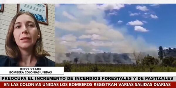PREOCUPA CANTIDAD DE INCENDIOS FORESTALES EN LAS COLONIAS UNIDAS - Itapúa Noticias