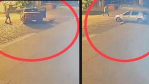 Una mujer se lanzó de la camio del funcionario de la ANDE baleado