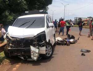 Ciudad del Este: motociclista muere en accidente sobre la Ruta PY02 - ABC en el Este - ABC Color