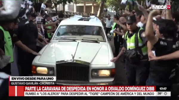 Emocionante despedida a Don Osvaldo Domínguez Dibb - Megacadena - Diario Digital
