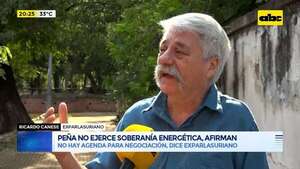 Video: Santiago Peña no ejerce soberanía energética, afirman - Periodísticamente - ABC Color