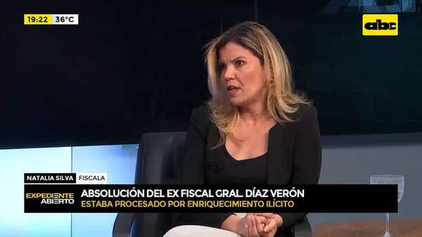 Video: absolución del exfiscal general Díaz Verón - ABC Noticias - ABC Color