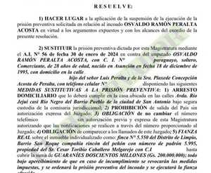 Conceden arresto domiciliario a sospechoso de intentar sustraer dinero de cuenta del exministro Bajac