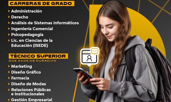 UNAE ofrece carreras a distancia en diferentes áreas
