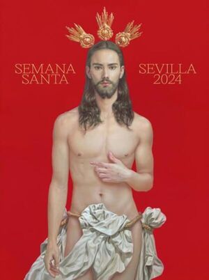 Desata polémica en España cartel de Cristo joven y apuesto