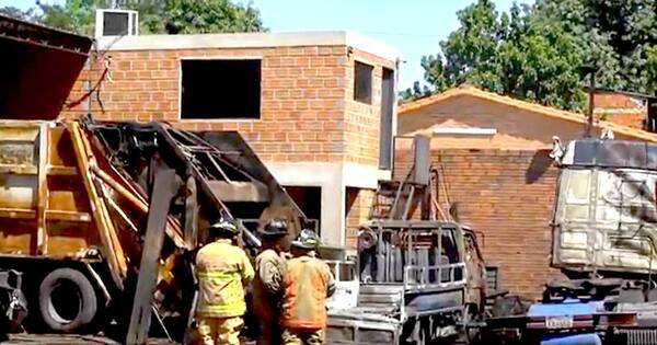 La Nación / Incendio en un taller deja una víctima fatal