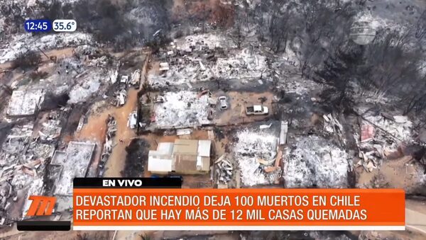 Devastador incendio deja 100 muertos en Chile | Telefuturo
