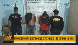 Detienen a presuntos asesinos de chofer de Bolt en Villa Hayes | Telefuturo