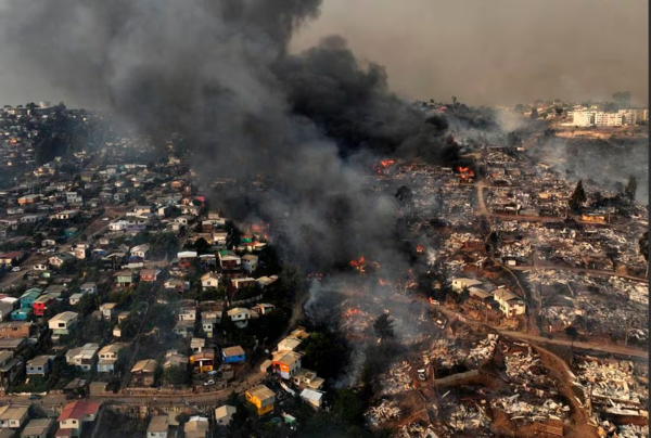 Chile registra 123 muertos por incendios forestales