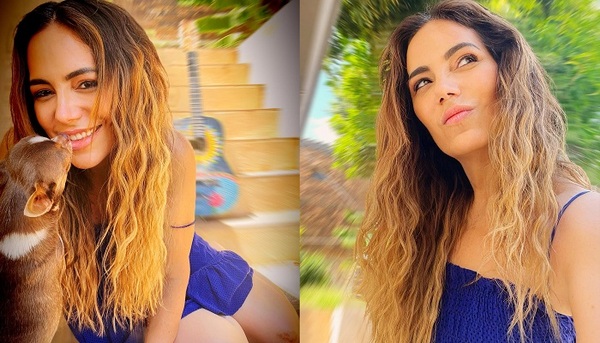 Clara Franco y su imagen sexy frente a la cama - Teleshow