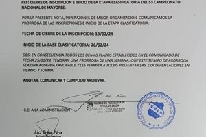 Postergan una semana inicio de Eliminatorias de salonismo