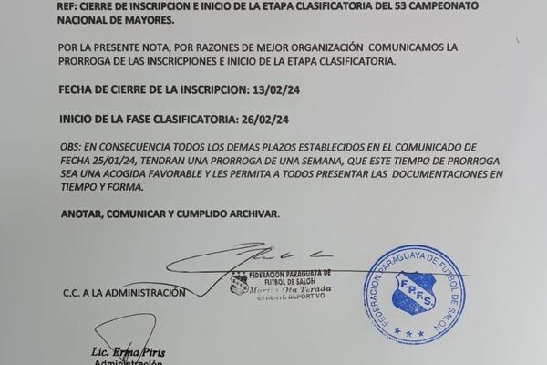 Postergan una semana inicio de Eliminatorias de salonismo