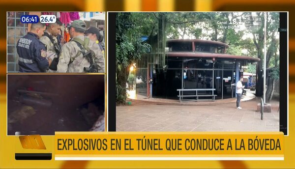 CDE: Bloquean calles y avenidas por presencia de explosivos en el túnel | Telefuturo
