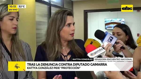 Video: Senadora reitera pedido de medidas de protección contra Rodrigo Gamarra - ABC Noticias - ABC Color