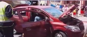 Choque entre bus y automóvil deja 5 heridos | 1000 Noticias