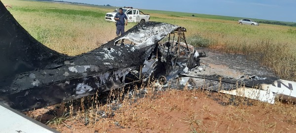 Hallan avioneta totalmente incinerada en Canindeyú - Megacadena - Diario Digital