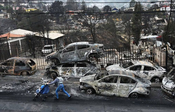 Chile busca levantarse de las cenizas tras incendios que dejan 123 muertos