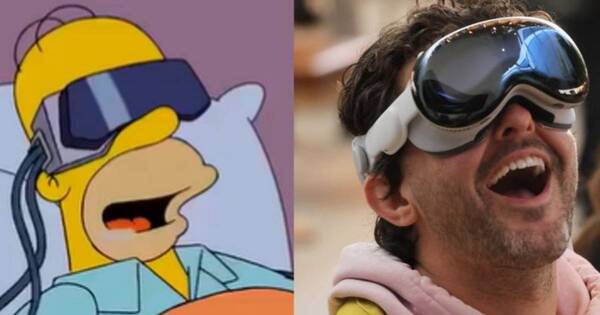 La Nación / ¡Los Simpson predijeron la locura por los Apple Vision Pro!