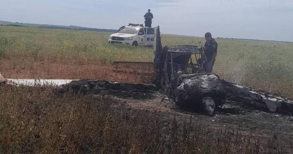 La Nación / Canindeyú: avioneta cayó y se incendió, de momento no se reportan víctimas