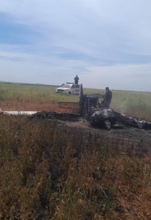 Canindeyú: avioneta cayó y se incendió, de momento no se reportan víctimas
