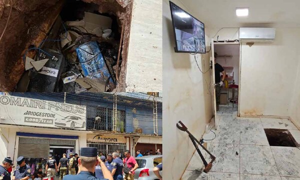 Túnel para robo comienza a unos 200 metros de la bóveda de los cambistas de Ciudad del Este – Prensa 5