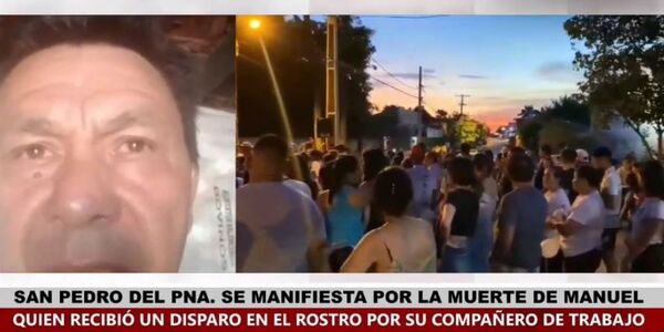 JUSTICIA PARA MANUEL: FAMILIARES Y AMIGOS SE MANIFESTARON AYER EN LA COMISARÍA 7 - Itapúa Noticias