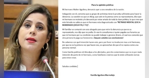 Persona con discapacidad habría sido utilizada en denuncia contra Kattya González, según familiares